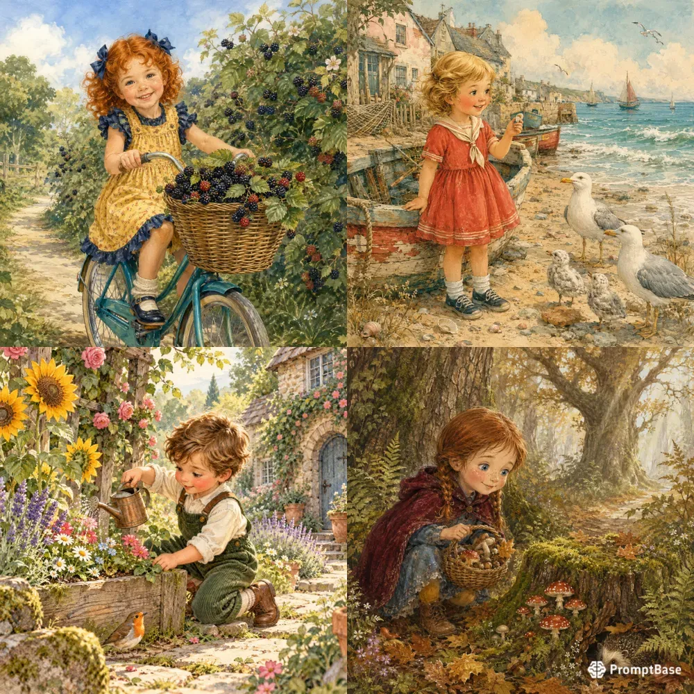 Vintage Storybook Childhoods