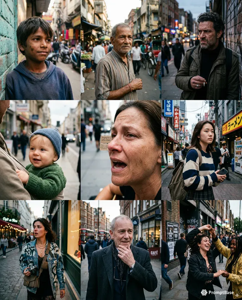 Hyperrealistic Street Portraits