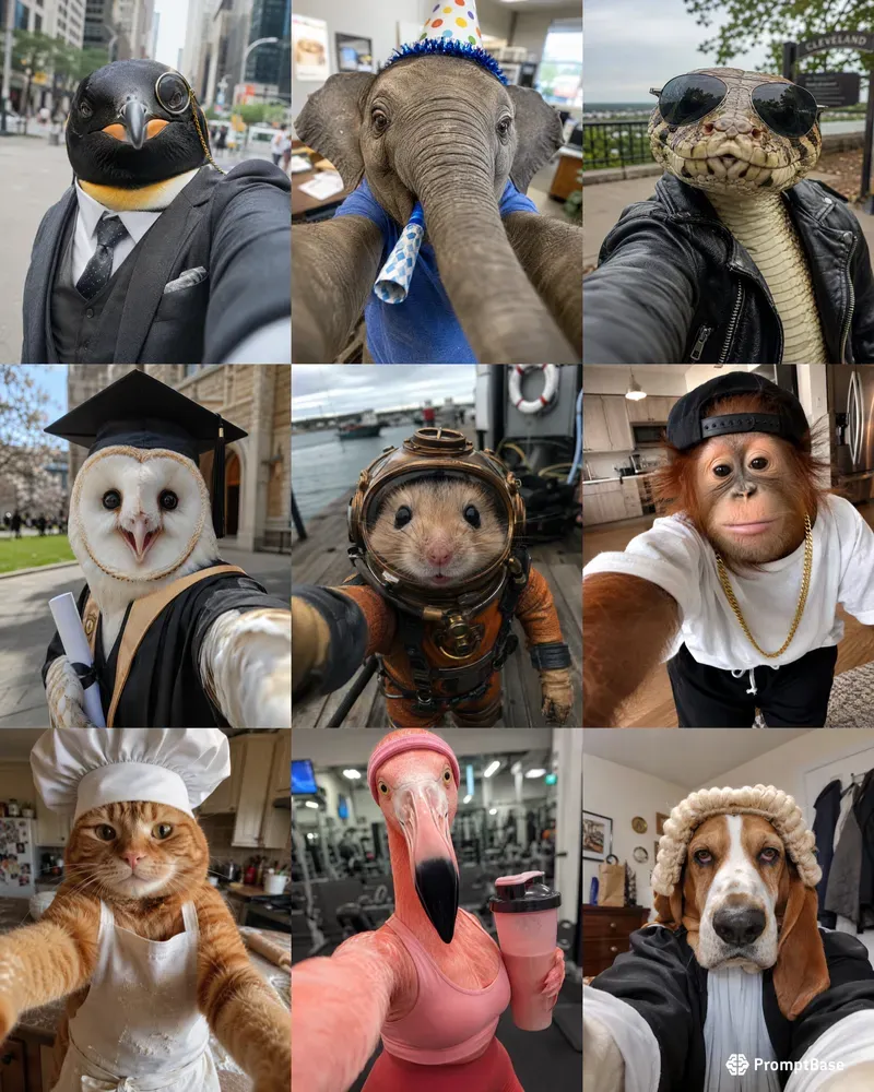 Animal Selfies
