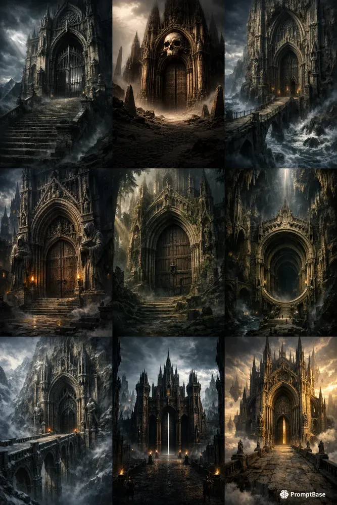 Cinematic Gothic Entrances Generator