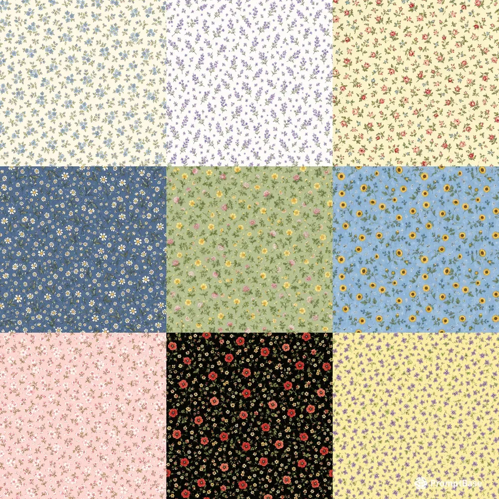 Ditsy Floral Seamless Patterns