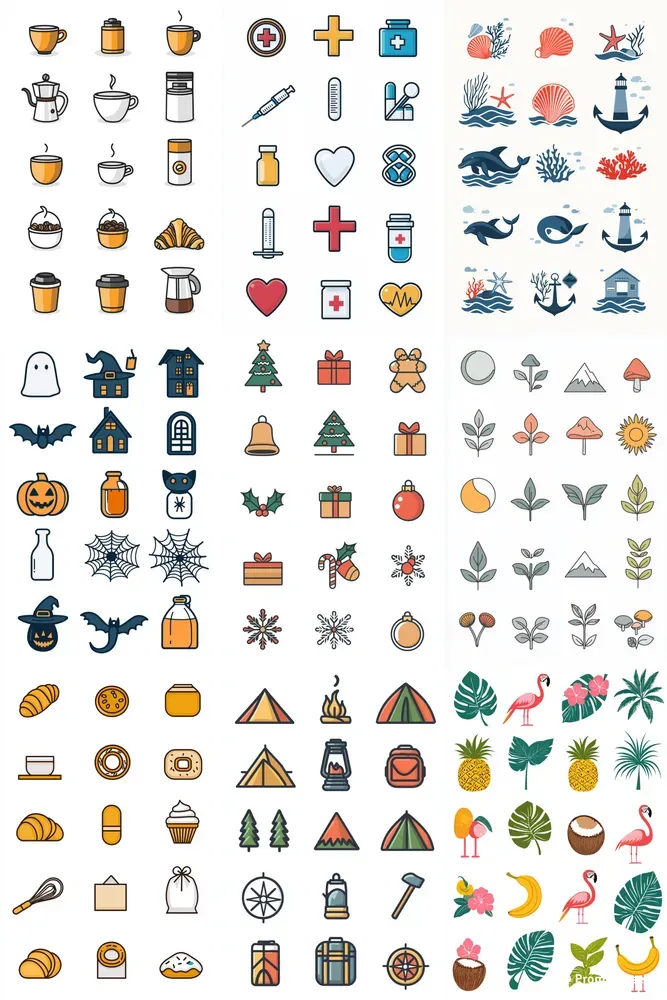 Universal Vector Icon Sheet Generator