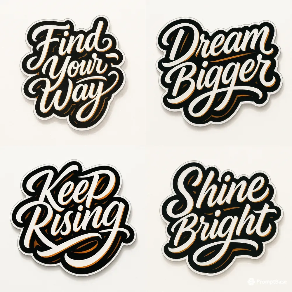 Calligraphy Sticker Makers