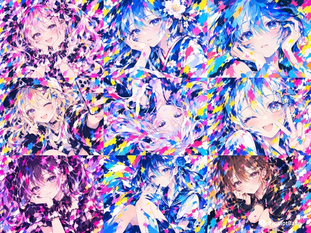 Kawaii Vivid Girls