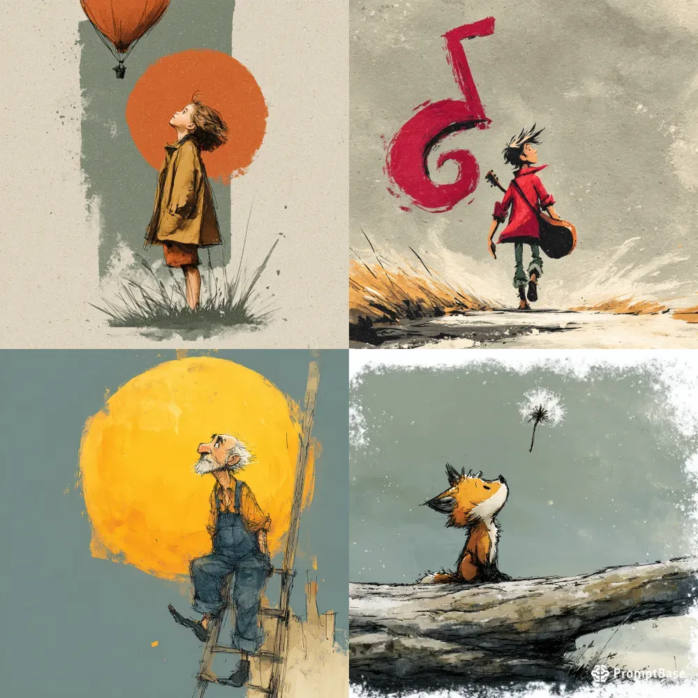 Nostalgic Sketch Illustration Generator