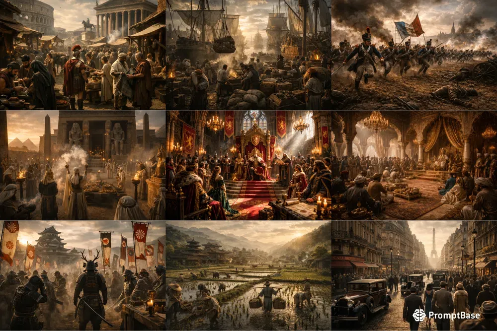 Cinematic History Scene Generator
