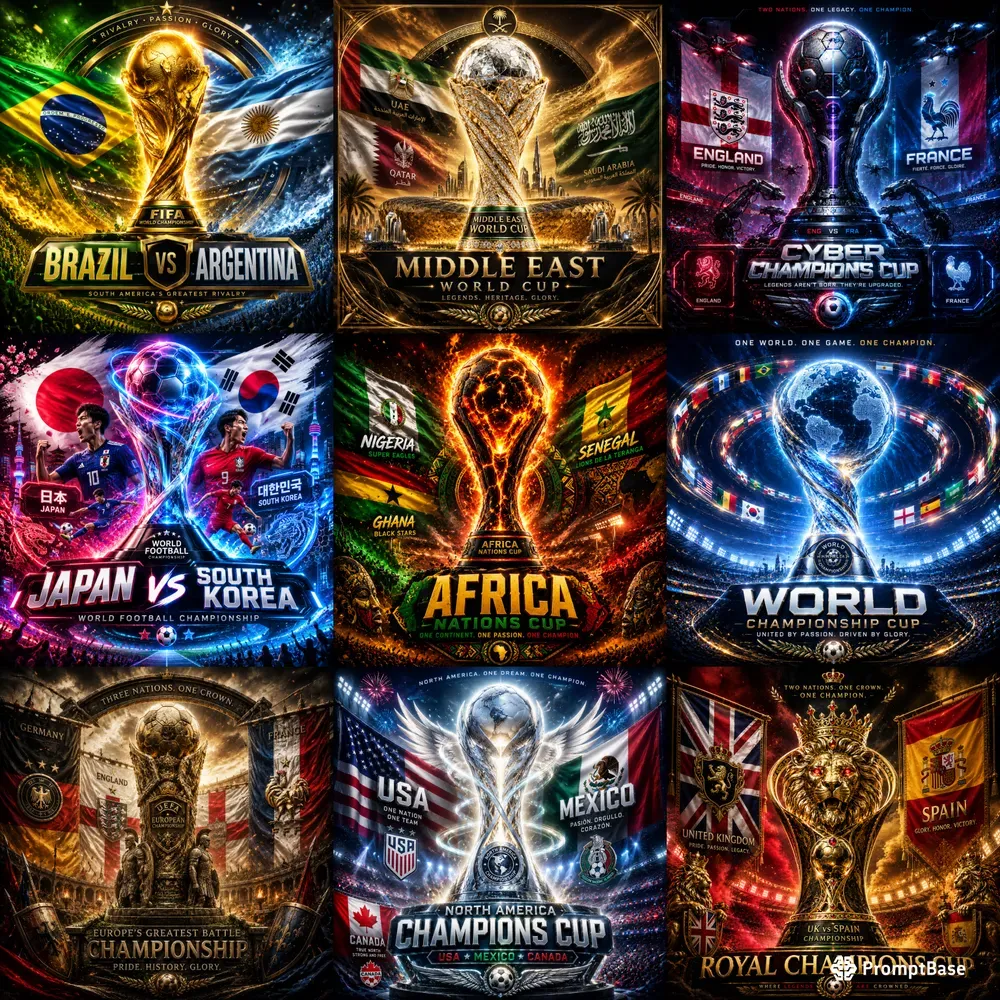 Football Trophy Logos