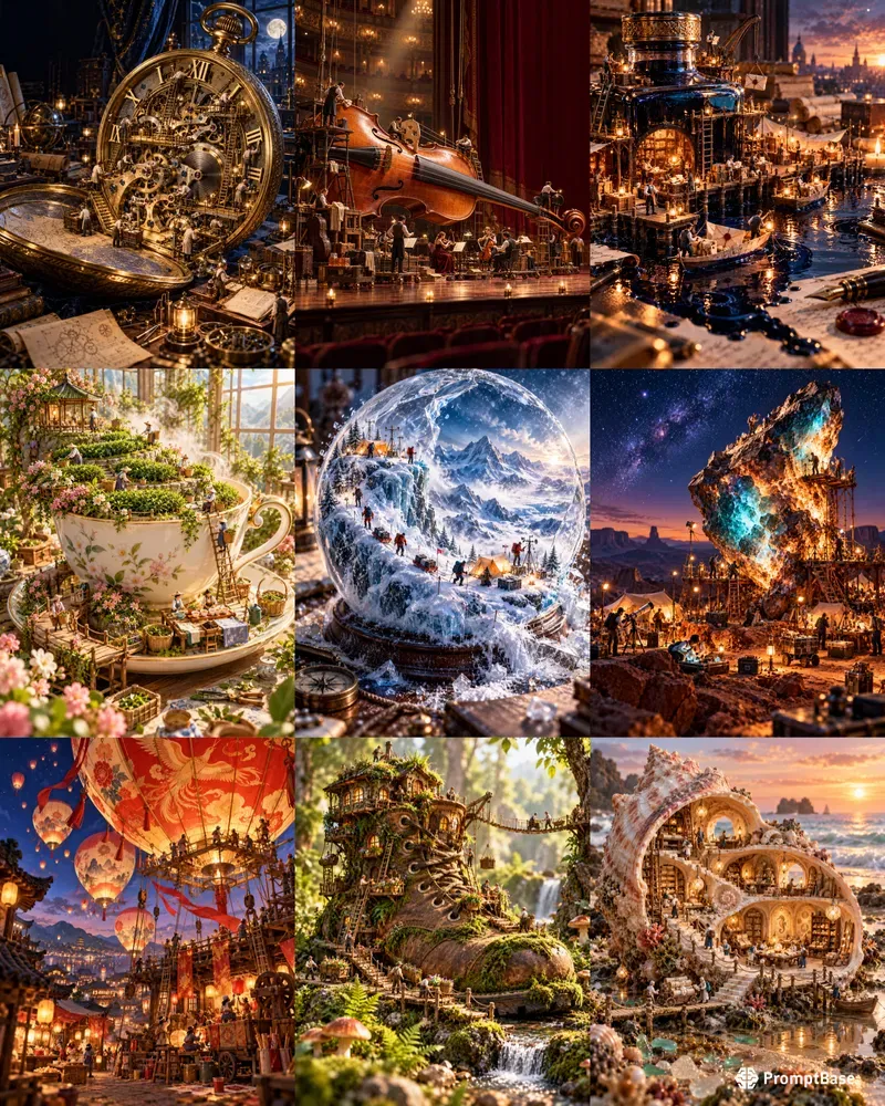 Miniature Wonder Worlds