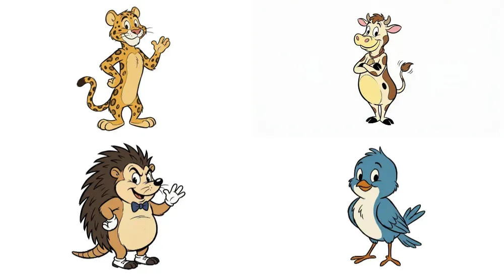 Cartoonstyle Characters