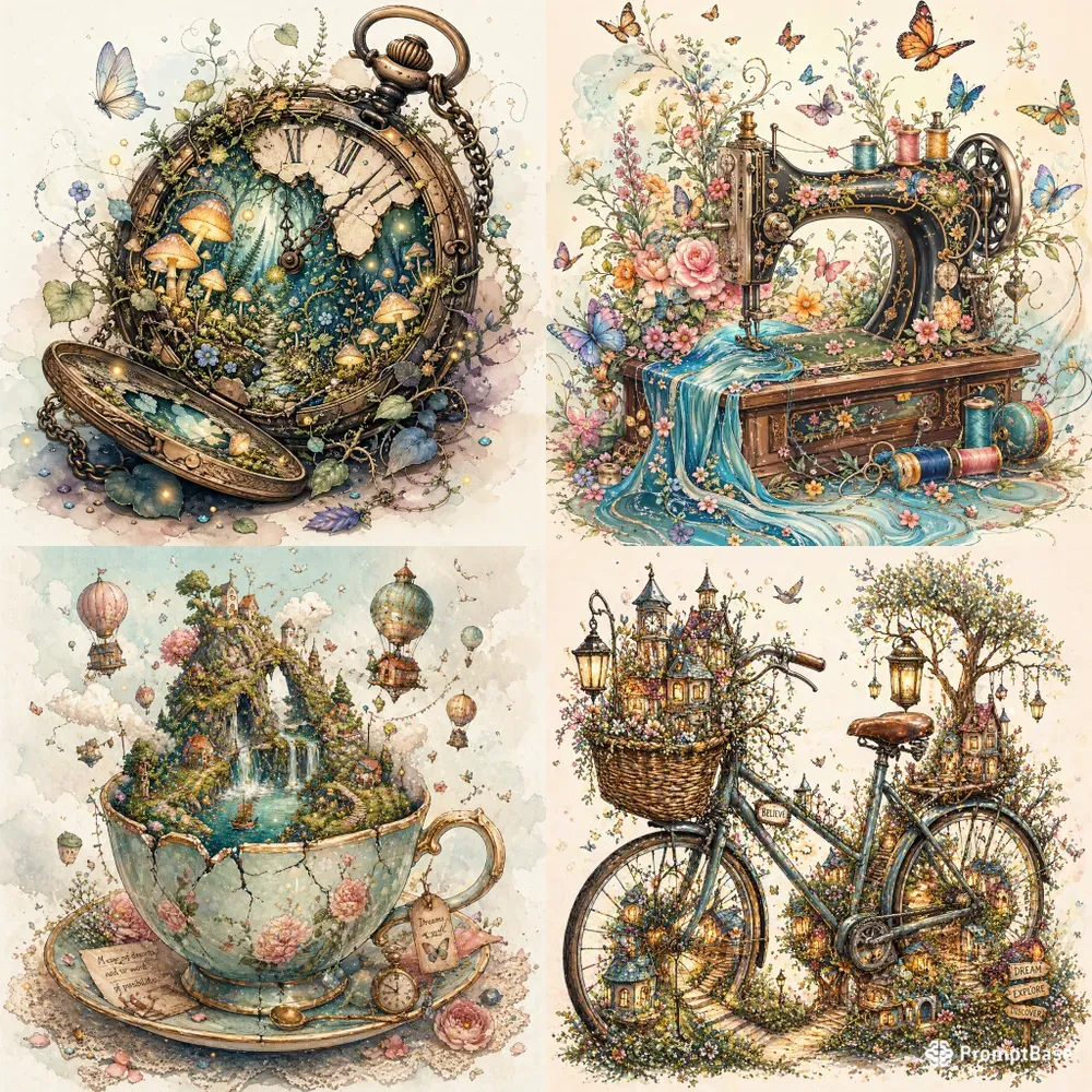Whimsical Living Object Fantasies