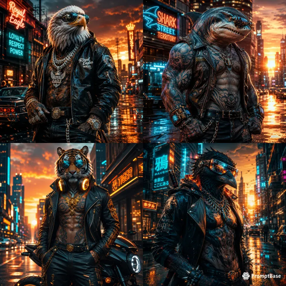 Neon Street Beasts Collections