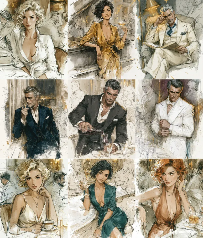 Luxury Ink Society Scenes