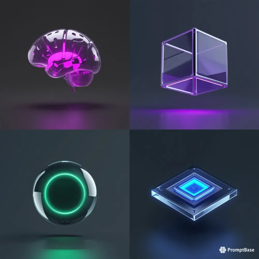 3D Tech Core Illustrations