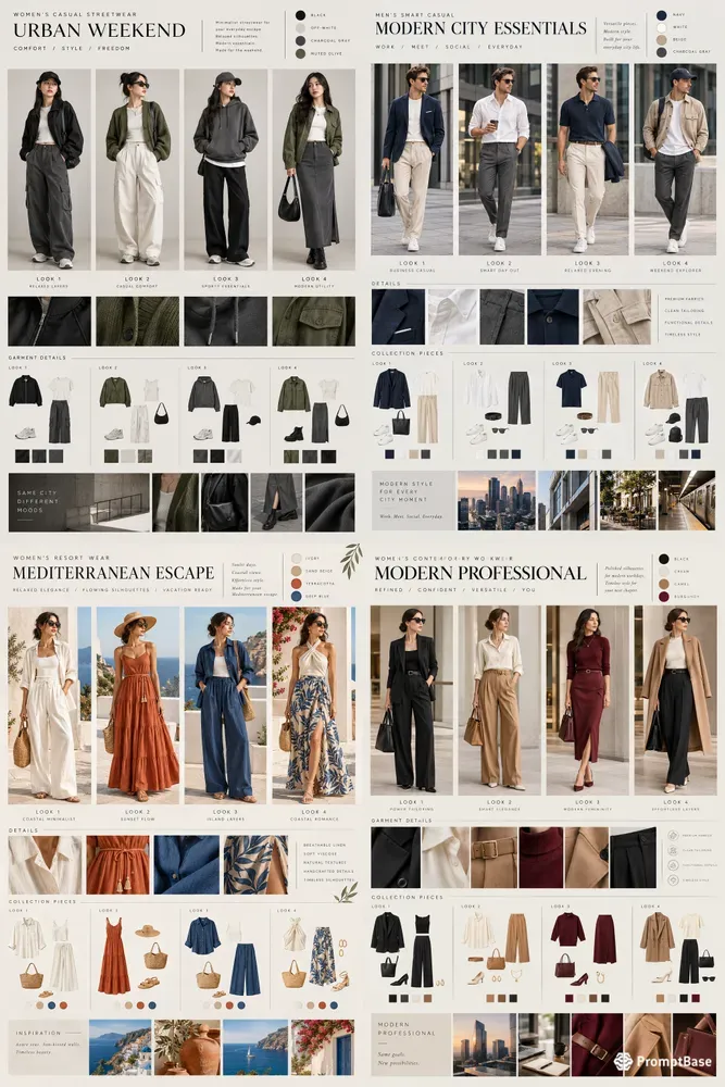 Fashion Collection Concept Boards