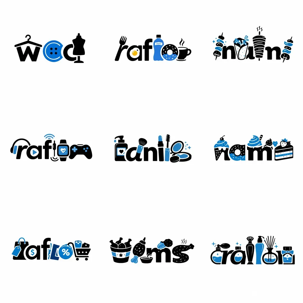 Playful Letter Logo Generator For Food