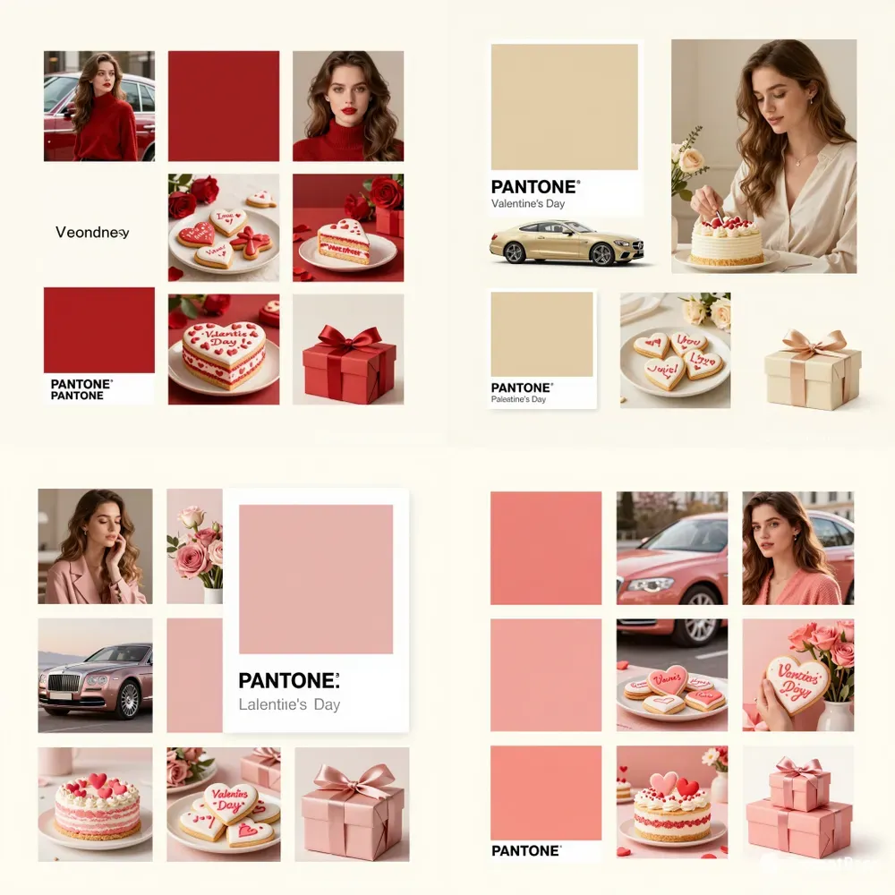 Cinematic Valentine Moodboards