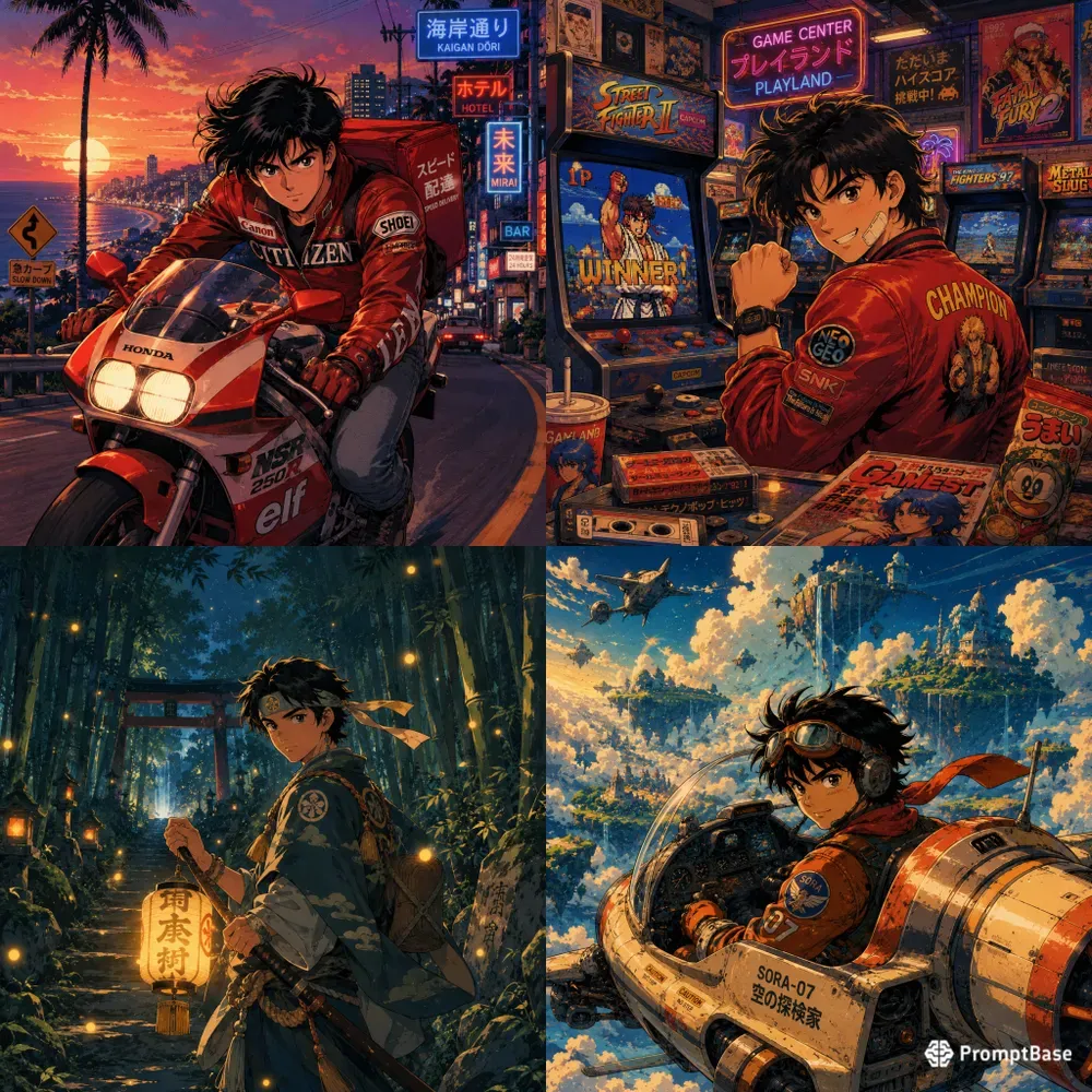 Neo Retro Anime Icons