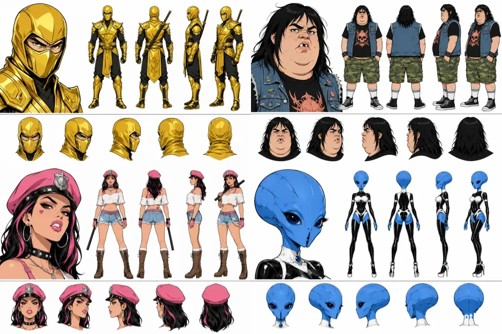 Colorful Character Creators For Comics