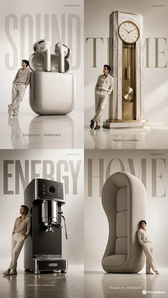 Oversized Product Fashion Editorials