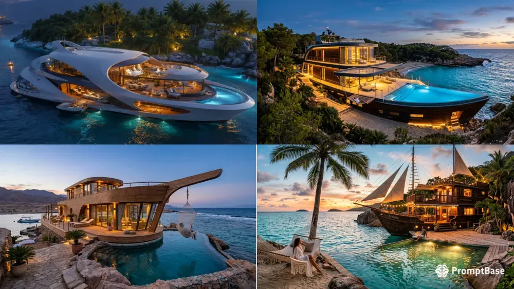 Luxury Coastal Yacht Chalet Collections