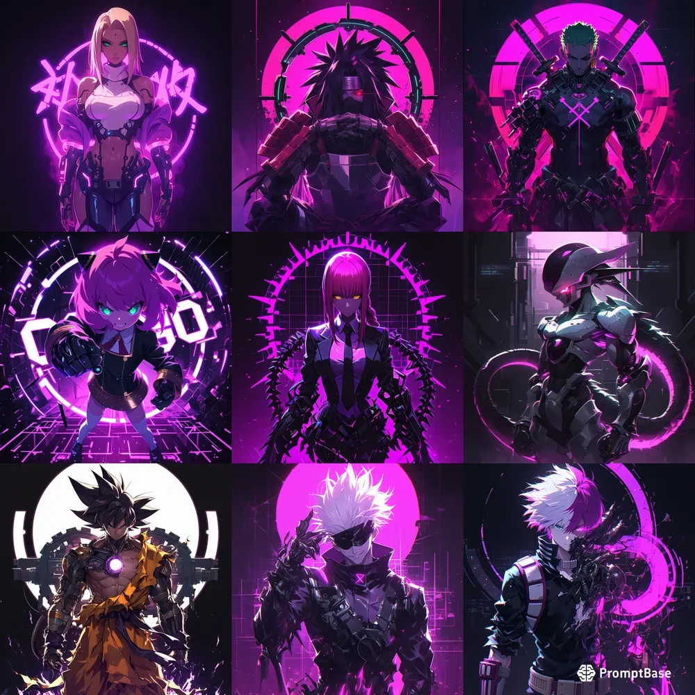 Cyberpunk Anime T Shirt Designs