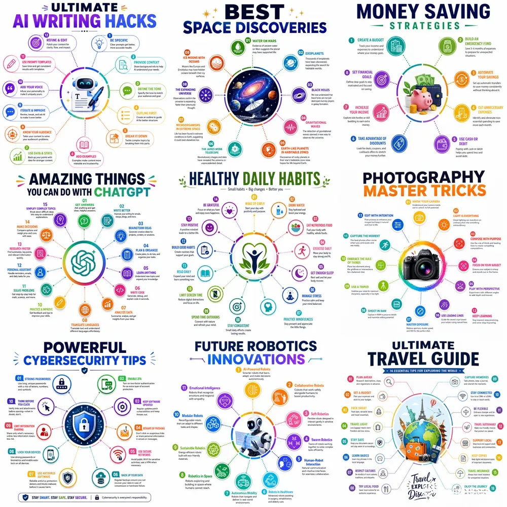 Modern Radial Infographics