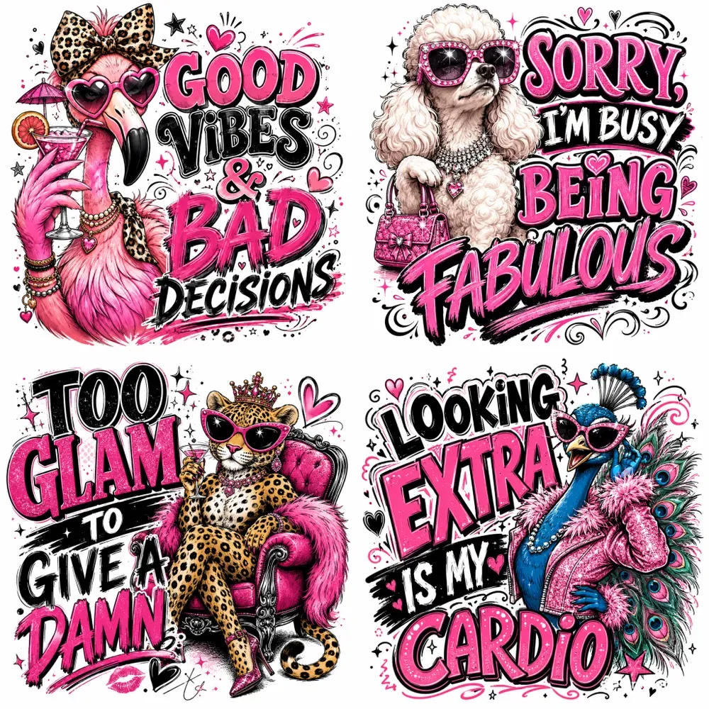 Sassy Glam Animal Tshirts
