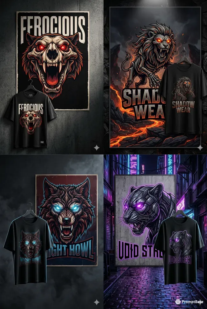 Ferocious Beast Tshirt Designs