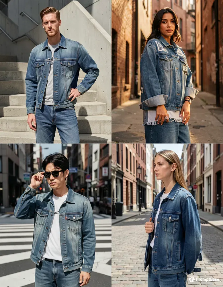 Luxury Street Denim Editorials