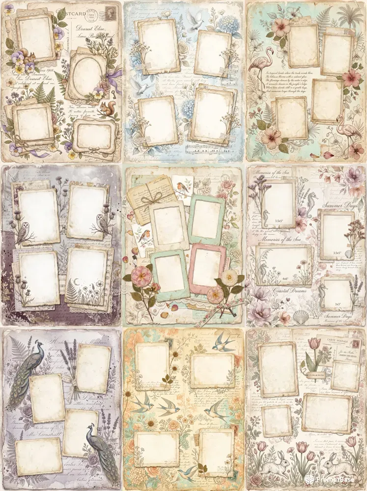 Romantic Feminine Journal Designs