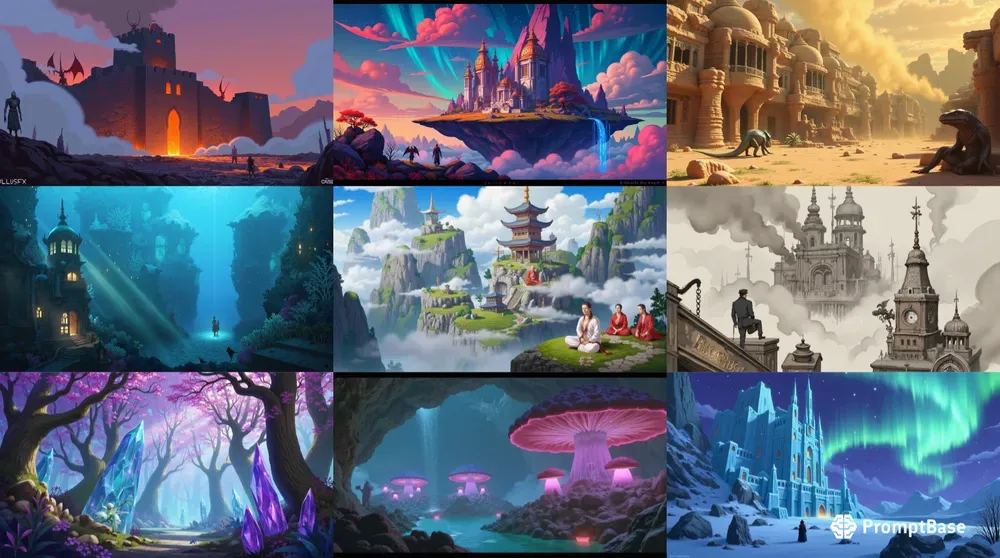 Fantasy World Building Environments