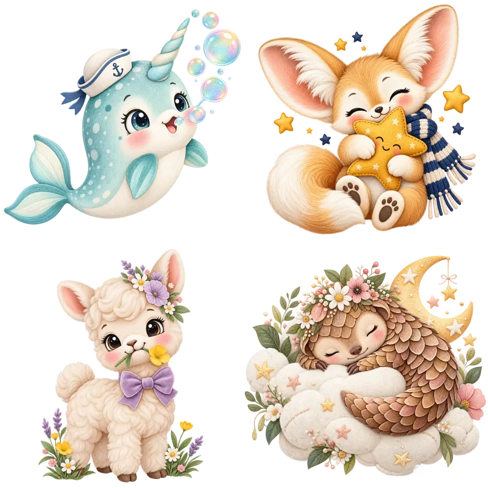 Cute Baby Textile Character Assets