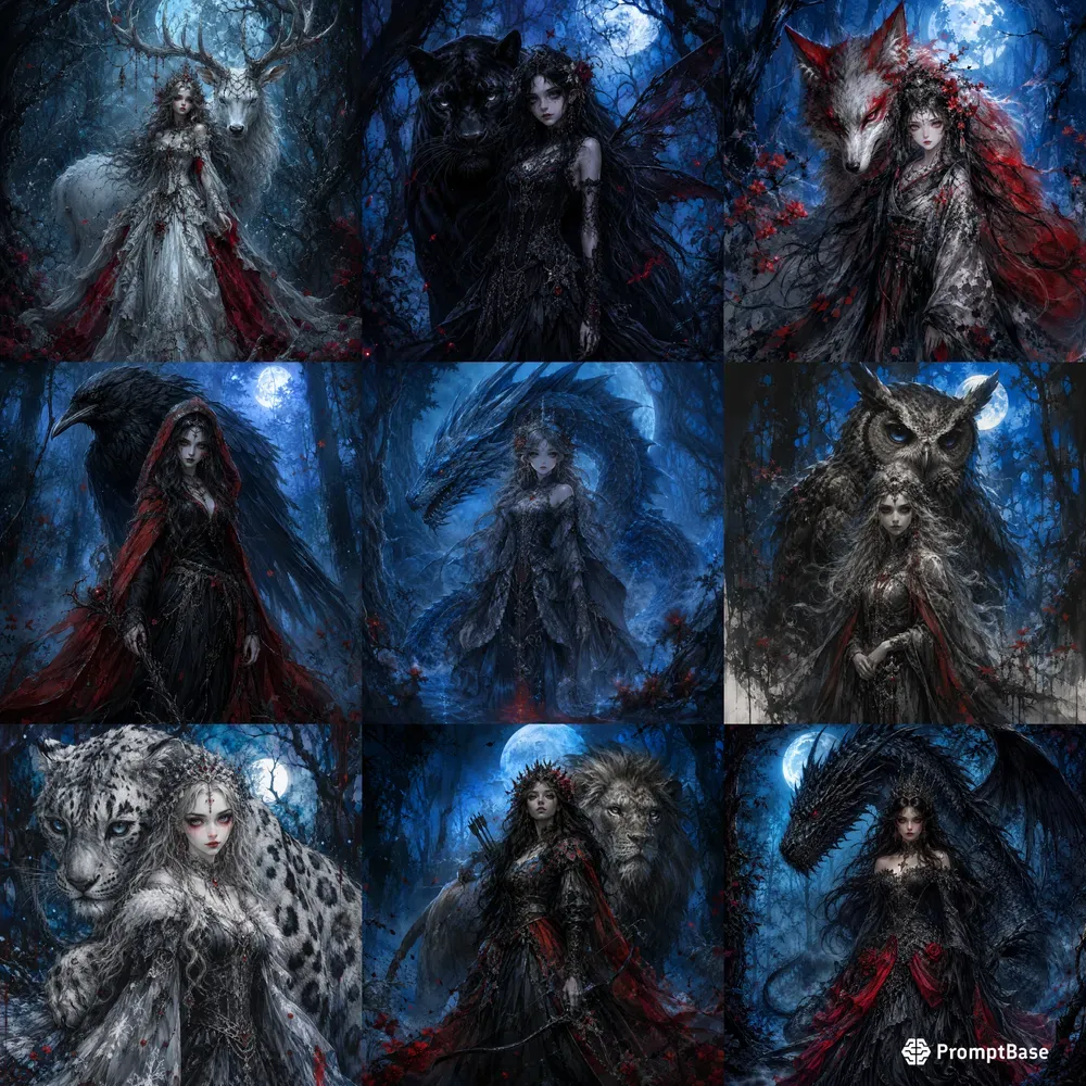 Dark Gothic Fairy Tale Portraits