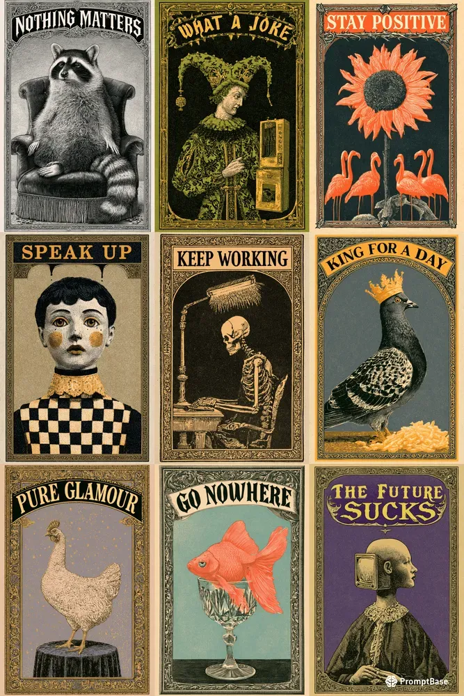 Nihilistic Tarot Poster Art