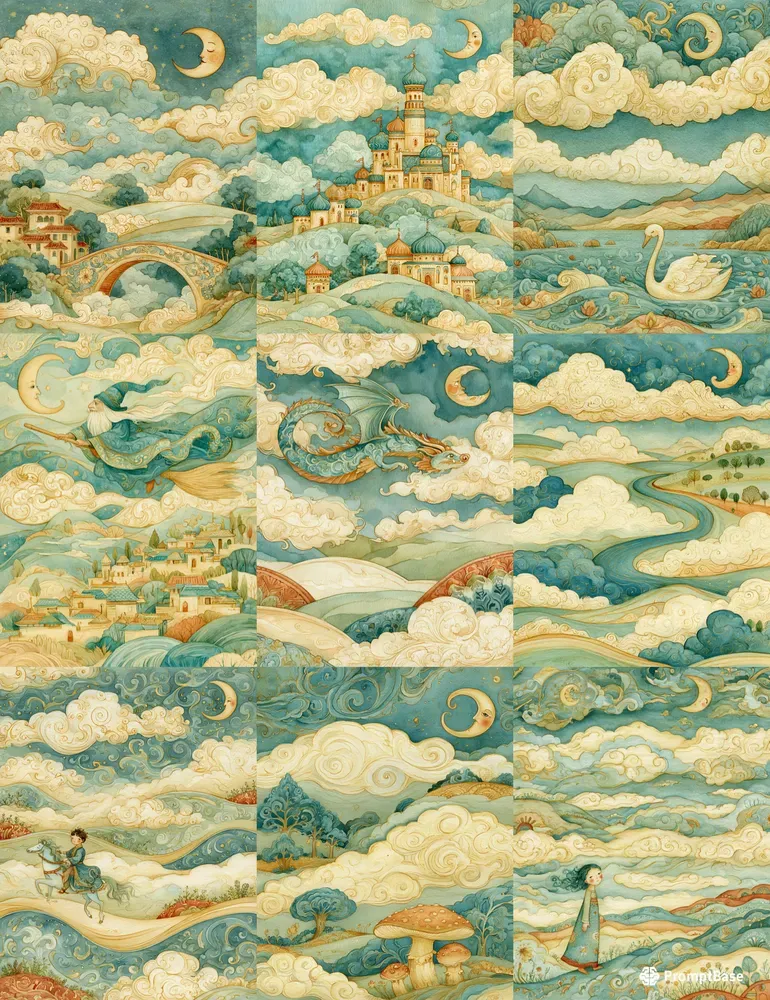 Moonlit Wanderer Storytelling Pages
