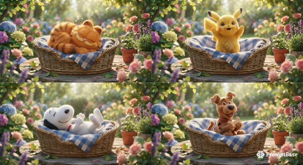 Versatile 3D Cartoon Characters