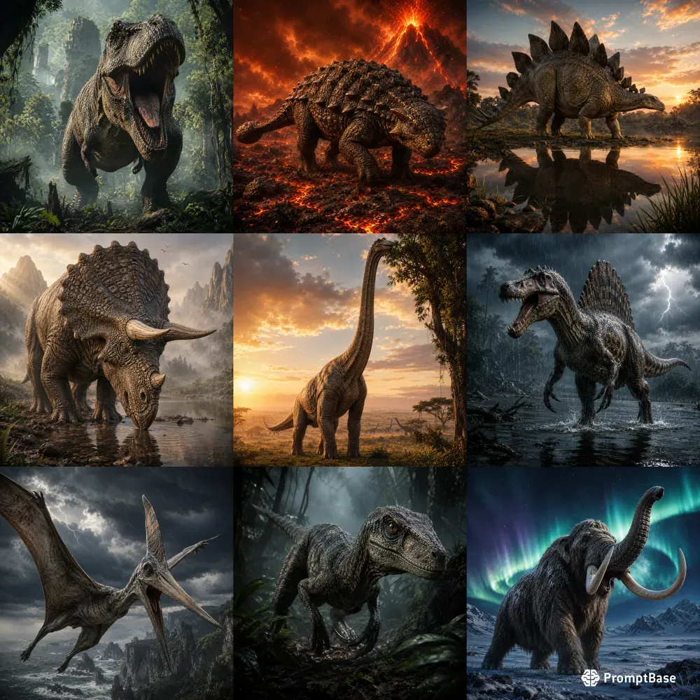 Epic Dino Portrait Generator
