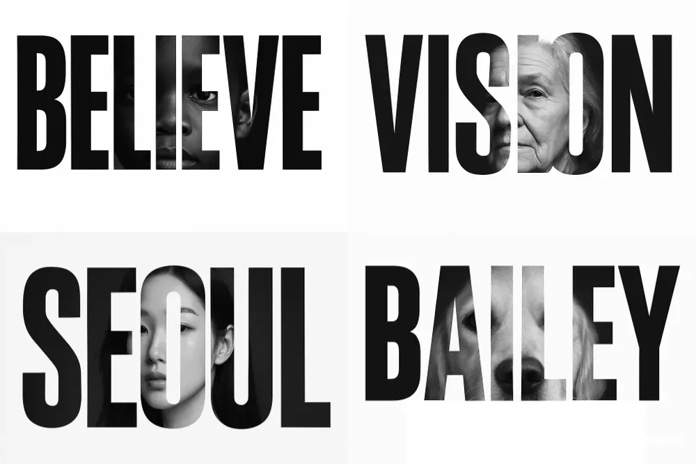 Bold Cutout Portrait Posters