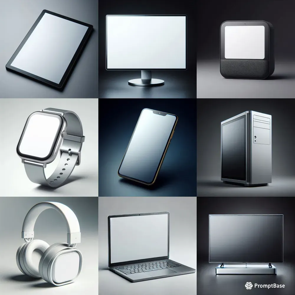 Hyperrealistic 3D Mockups Of Devices