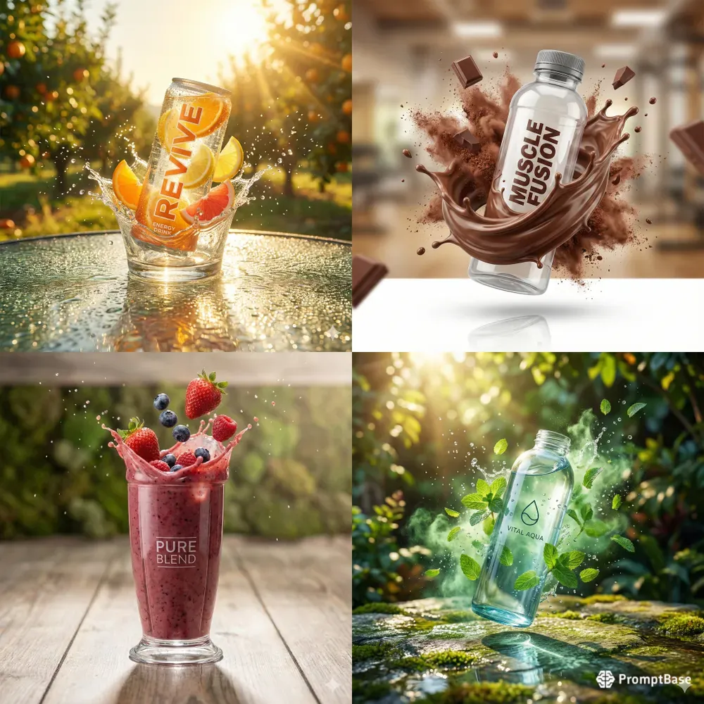 Organic Energy Ad Transparent Posters