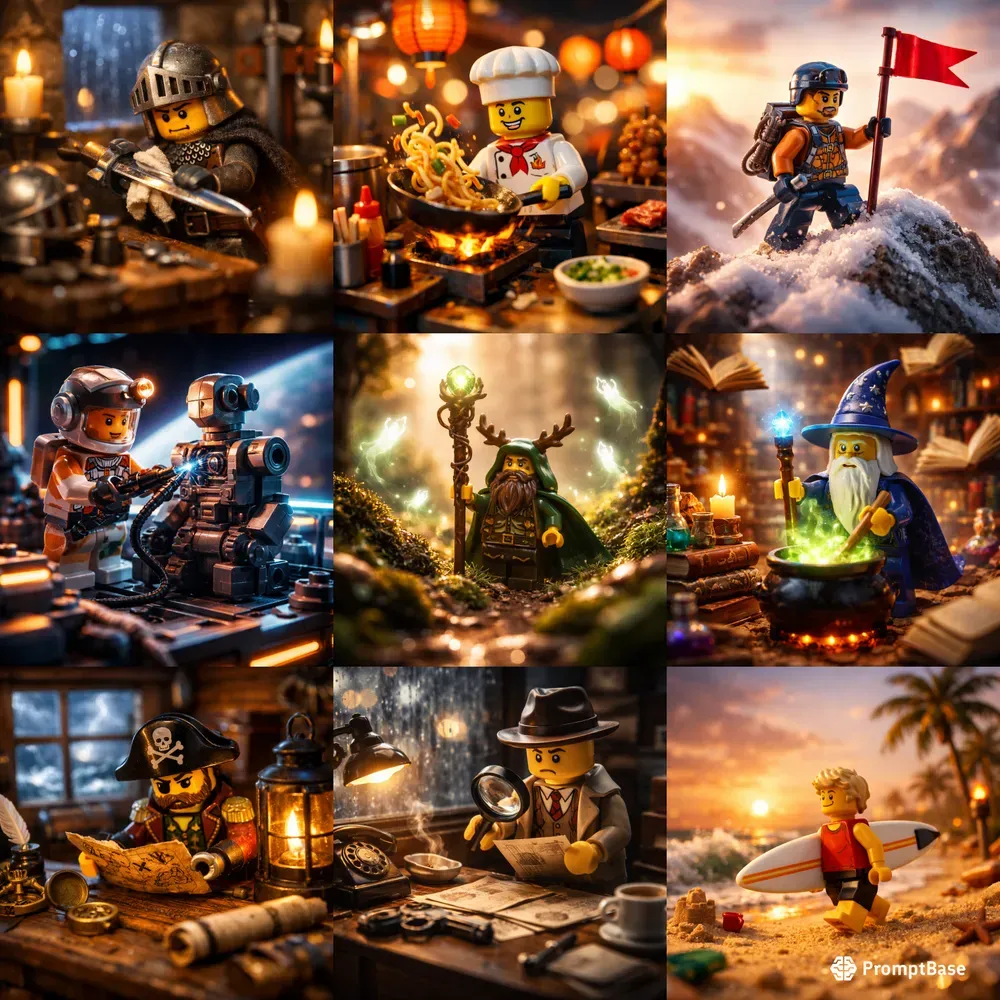 Lego Minifigure Cinematic Worlds