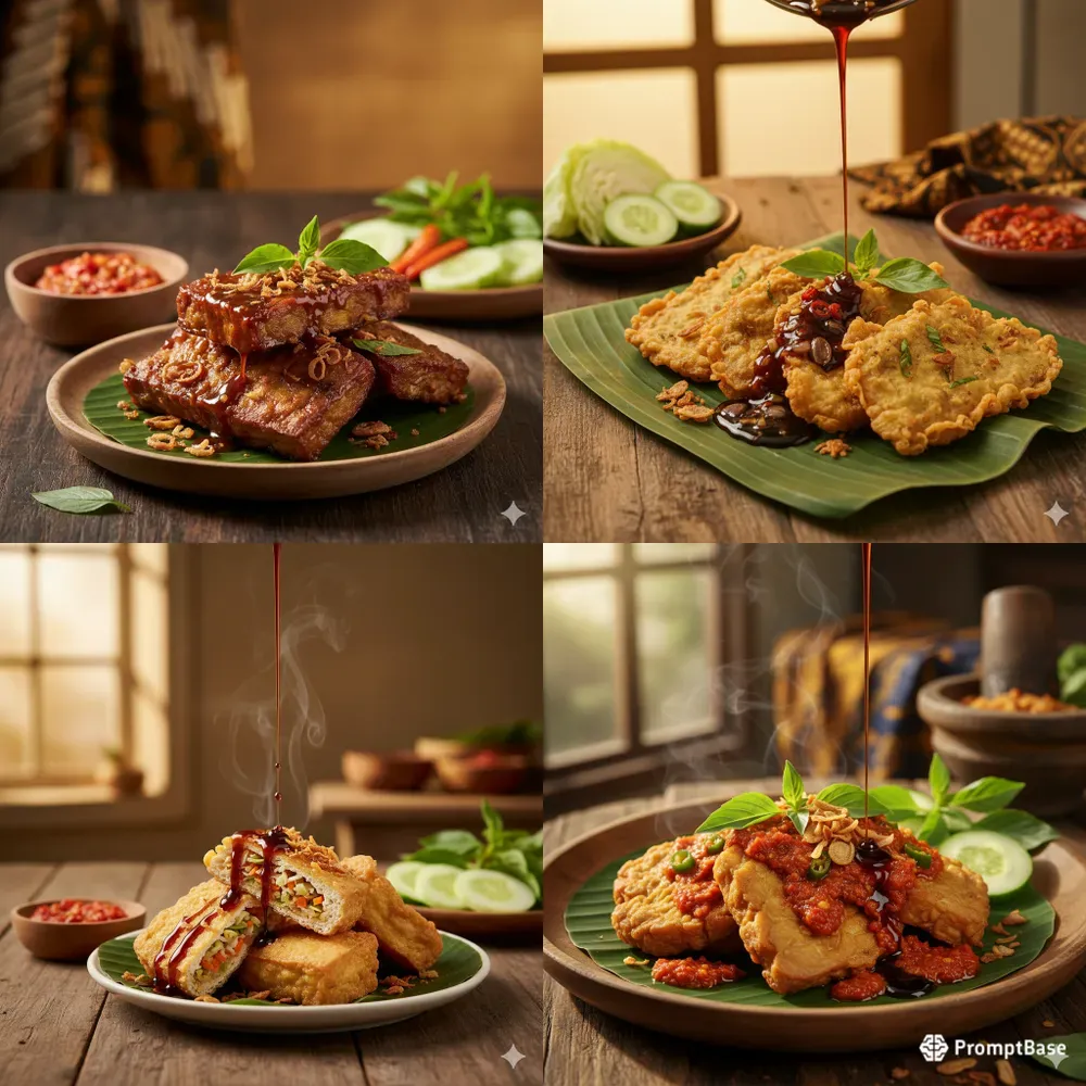 Indonesian Tahu Tempe Dishes Photos