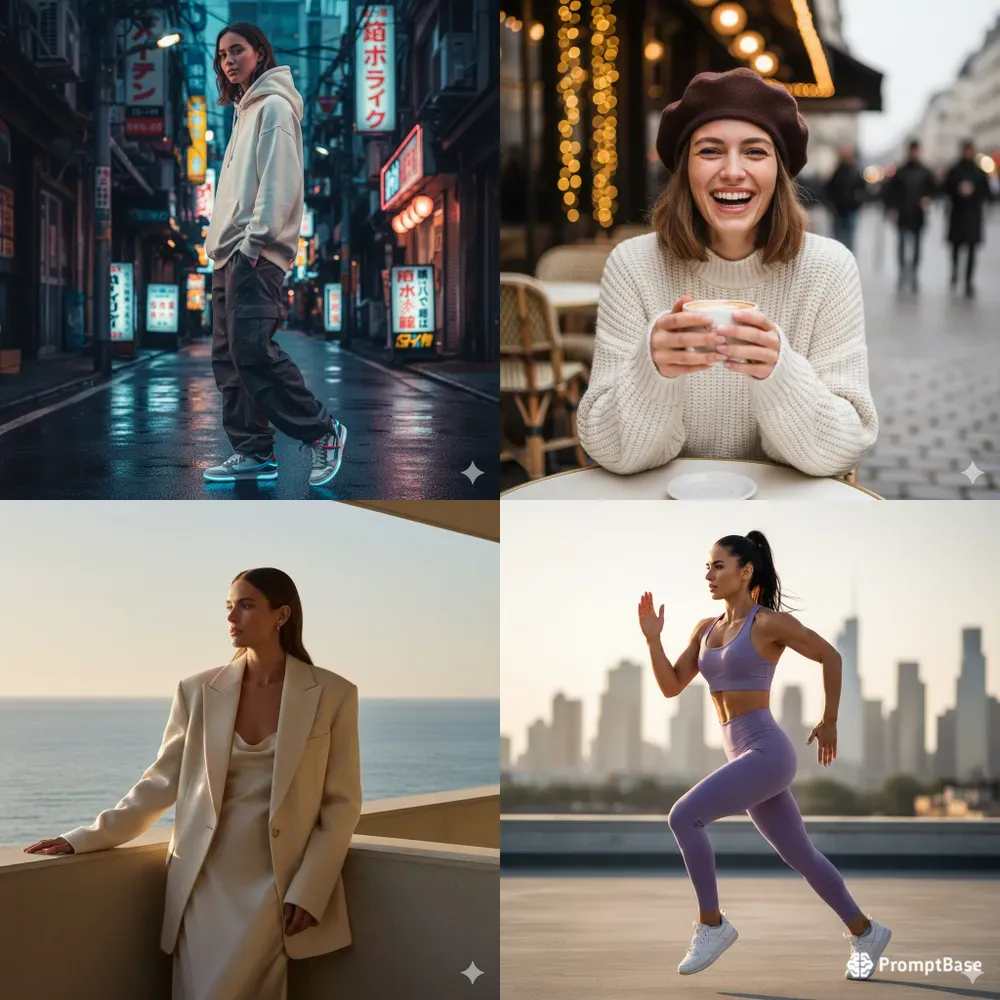 Ultrarealistic Streetwear Fashion Shots