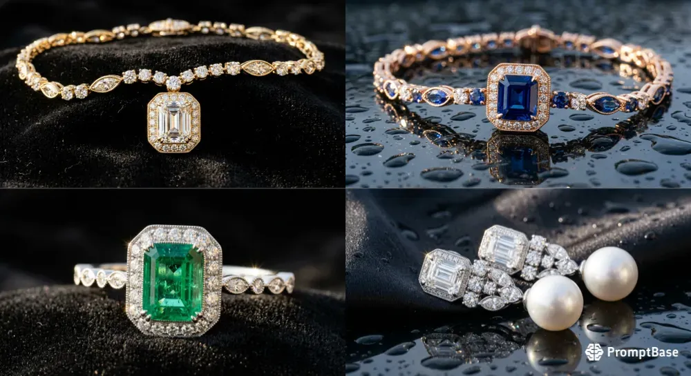 Luxury Jewelry Macro Product Shots