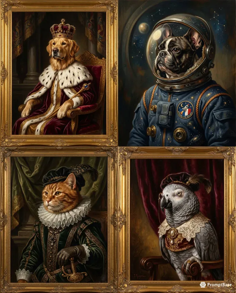 Royal Pet Portrait Generator