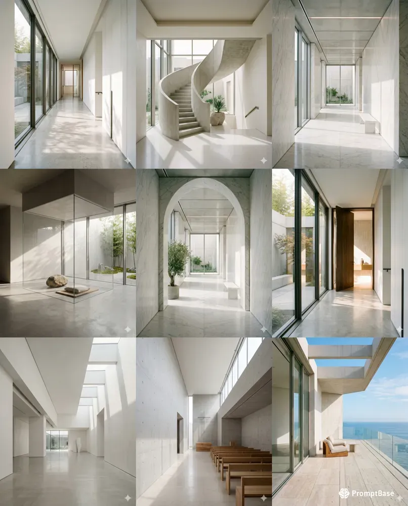 Minimal Architecture Emotion Scenes