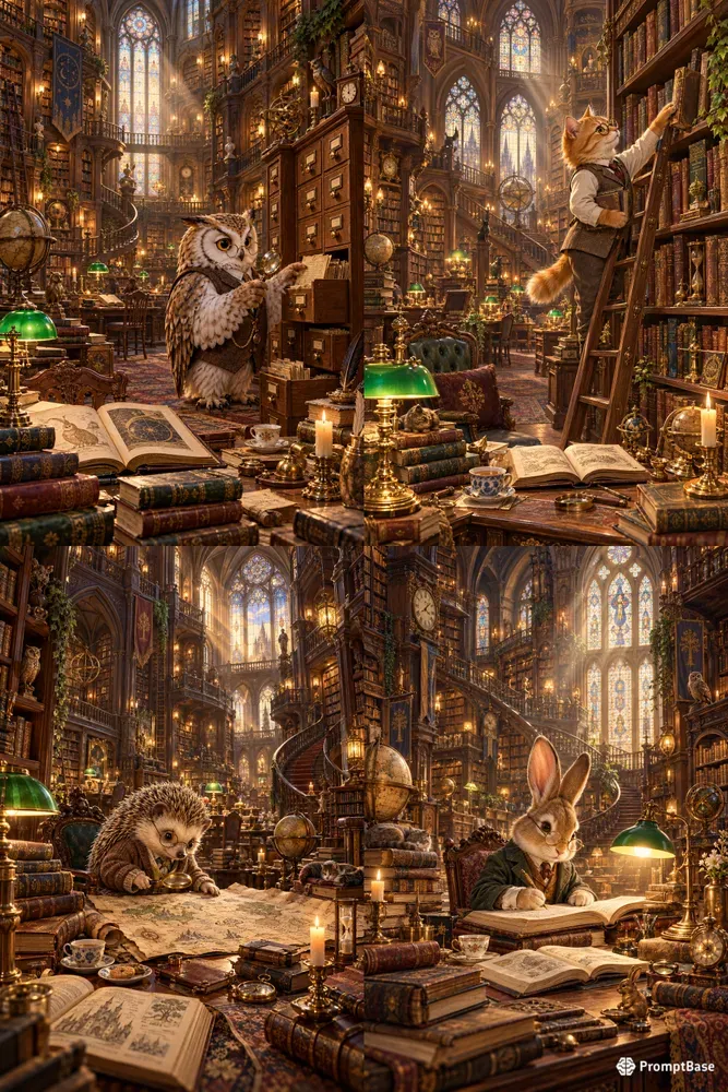 Enchanted Infinite Libraries