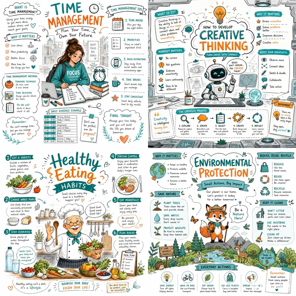 Sketchnote Infographic Packs