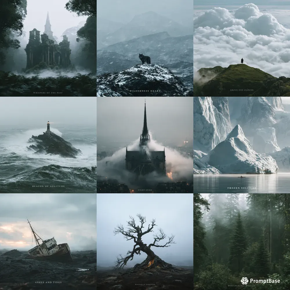 Ready Cinematic Landscape Album Covers