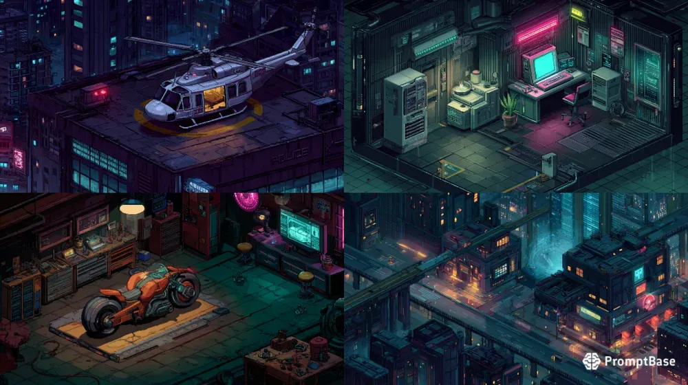 32bit Cybernoir Pixel Studios